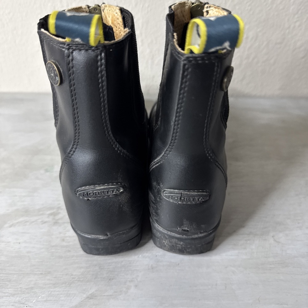 Moretta Action Flex Black Leather Women's Equestrian Riding Boot Size 4 Clio - Picture 7 of 10